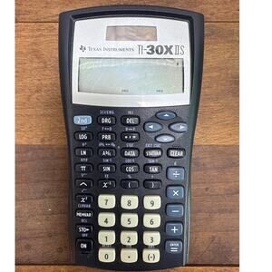 Texas Instruments TI-30X IIS Blue Scientific Calculator Tested & Works NO COVER